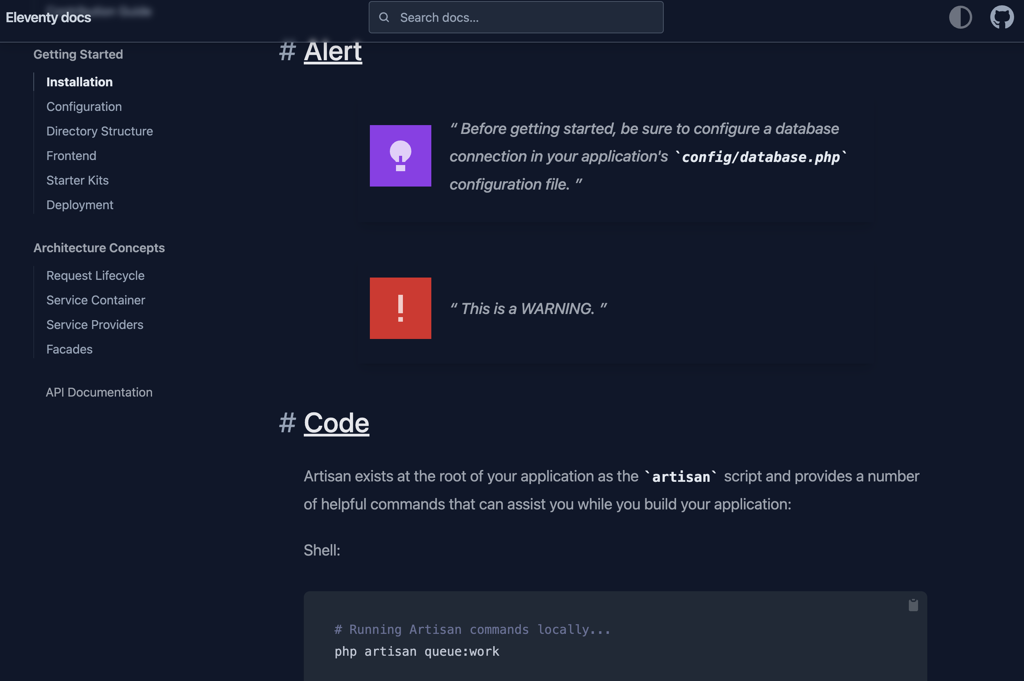 Eleventy Theme Preview